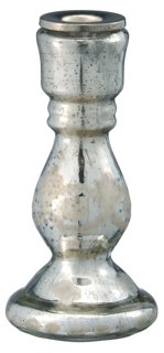 7″ Silver Candleholder