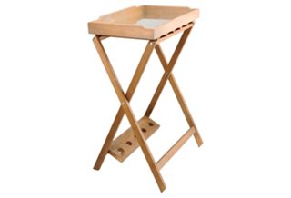 Wooden Table w/ Removable Tray