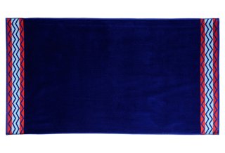 Large Zig Zag Nautical Beach Towel