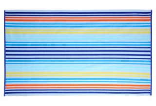 Large Summer Stripe Beach Towel