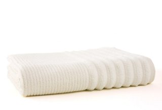 Bouclé Rib Bath Towel, Ivory