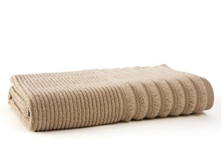 Bouclé Rib Bath Towel, Linen