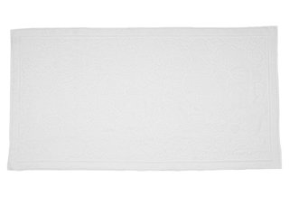 Hibiscus Beach Towel, White