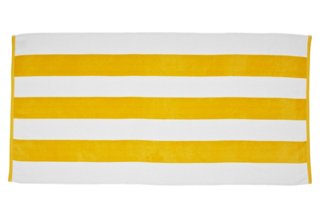 Cabana Stripe Beach Towel, Marigold