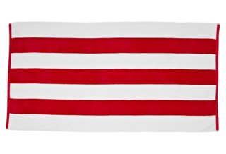 Cabana Stripe Beach Towel, Fuchsia