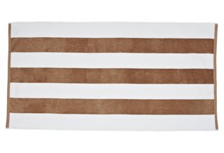 Cabana Stripe Beach Towel, Sand