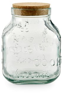 Recycled Glass Cookie Jar