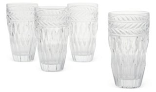 Set of 4 Symphony Highball Glasses