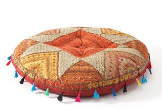 Star Floor Cushion, Red
