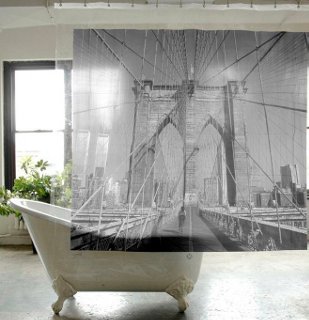 Brooklyn Bridge Shower Curtain