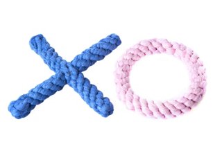 Hugs & Kisses Toy, Blue/Pink