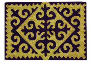 4’1″x5’7″ Vintage Alexis Rug, Purple