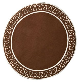 S/4 Giselle Place Mats, Chocolate