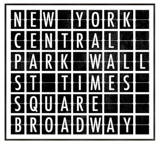 Destination Signs New York I