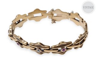 Antique Diamond & Ruby Bracelet