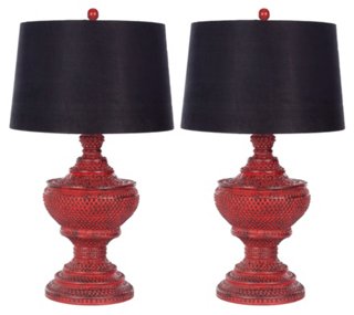 Soren Lamps, Pair