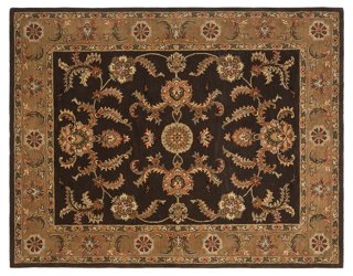 Lara Rug, Brown/Gold