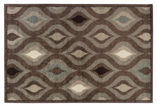 7’9″x11’2″ Reyes Rug, Brown