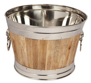 Wooden Round Planter